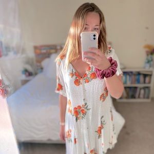 Cute Orange Summer Dress 🌟